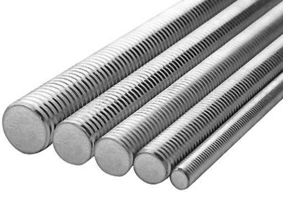 THREADED ROD MILD STEEL M10 X 1M ZINC 